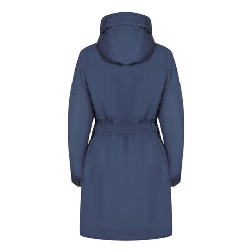 Parajumpers Eulalia Navy Blue Padded Long Down Jacket S