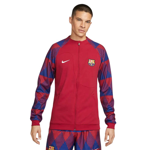 NIKE FB3043 620 RED/NAVY BARCELONA ZIP TOP MENS S