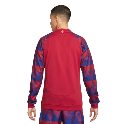 NIKE FB3043 620 RED/NAVY BARCELONA ZIP TOP MENS S