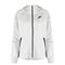 NIKE FB8338 063 GREY/BLACK HOODED ZIP TOP WOMENS XS