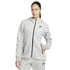 NIKE FB8338 063 GREY/BLACK HOODED ZIP TOP WOMENS XS