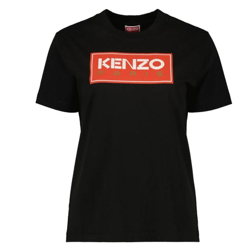 Kenzo Paris Block Logo Black T-Shirt XS