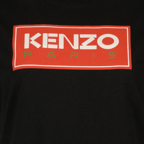 Kenzo Paris Block Logo Black T-Shirt XS
