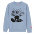 Kenzo Boke Boy Flower Graphic Light Blue Sweatshirt S