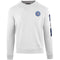 Aquascutum Embossed Circle Small Logo White Sweatshirt FG0423 01
