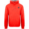 Plein Sport Large Scratch Logo Taped Hood Red Hoodie S