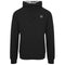 Plein Sport Large Scratch Logo Taped Hood Black Hoodie L