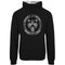 Plein Sport Circle Logo Taped Hood Black Hoodie