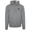 Plein Sport Large Circle Logo On Back Taped Hood Grey Hoodie S