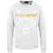 Plein Sport Large Branded Logo Tiger White Jumper S