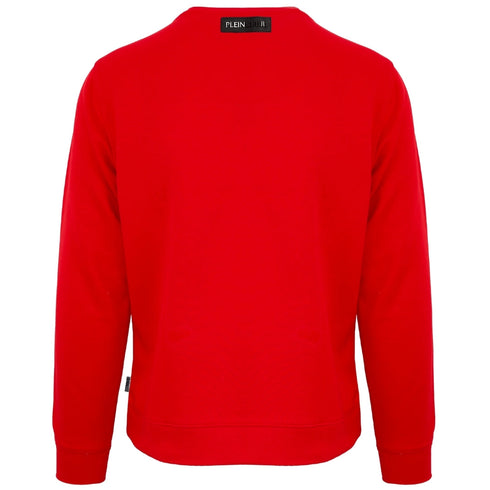 Plein Sport Large Branded Logo Tiger Red Jumper S