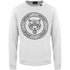 Plein Sport Large Circle Logo White Jumper S