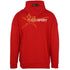 Plein Sport Logo On Back Zip-Up Red Hoodie S