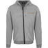 Plein Sport Logo On Back Zip-Up Grey Hoodie S