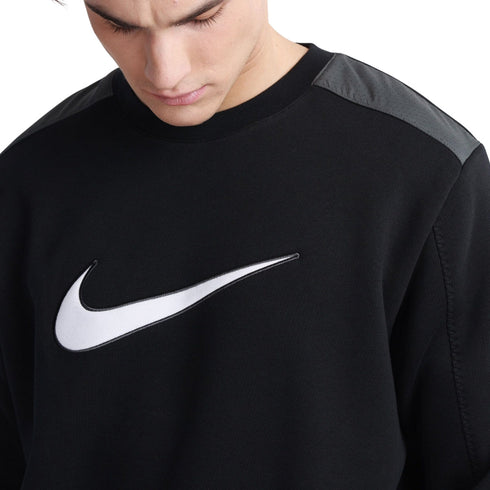 Nike Fn0245 010 Black Crewneck Jumper Mens S