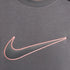 Nike Large Swoosh Logo Grey Jumper