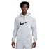 NIKE FN0247 012 LIGHT GREY HOODED JUMPER MENS S