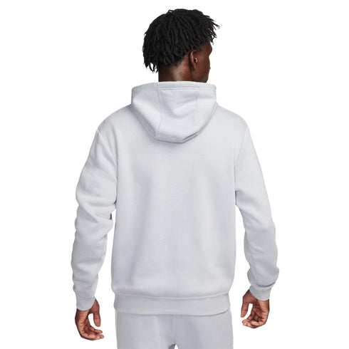 NIKE FN0247 012 LIGHT GREY HOODED JUMPER MENS S