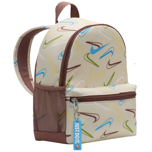 NIKE FN0954 104 CREAM/BROWN/MULTI BACKPACK YOUTH One Size