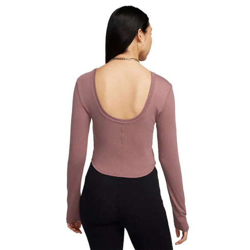 Nike Fn3661 208 Purple L/S Top Female S