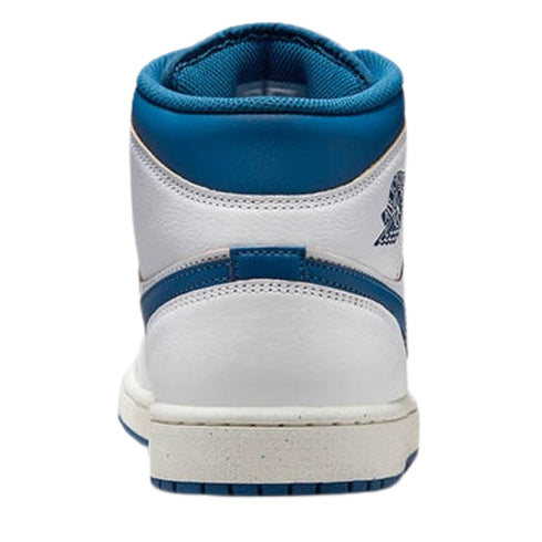 Nike Fn5215 141 Air Jordan 1 Mid Se 141 White Blue Trainer Air Jordan 1 Mid Se UK 10