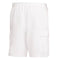 Nike Blue Swoosh Pockets White Shorts S