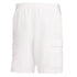 Nike Blue Swoosh Pockets White Shorts S