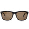 Tom Ford Stephenson Brown Polarized Lens Shiny Black Sunglasses One Size