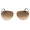Tom Ford FT0823 Clark 28F Shiny Rose Gold Sunglasses 59/14/140
