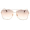 Tom Ford Reggie Gradient Brown Lens Shiny Rose Gold Sunglasses FT0838 28F