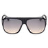 Tom Ford Hawkings-02 Gradient Smoke Lens Shiny Black Sunglasses One Size