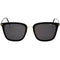 Tom Ford Asian Fit Smoke Grey Lens Shiny Black Sunglasses FT0949-D 01A