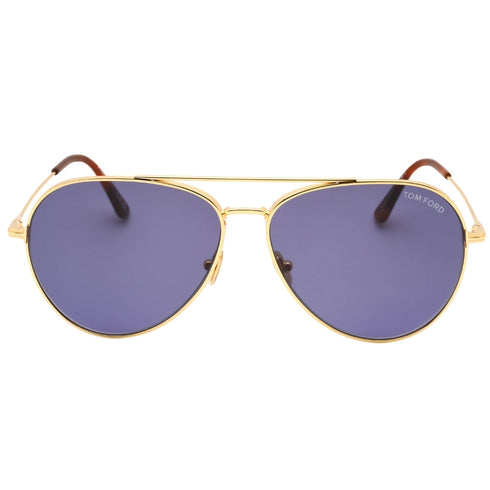 Tom Ford Dashel-02 Shiny Deep Gold Sunglasses FT0996 30V