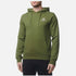 Aquascutum Active Big Logo Hoodie Fw23 Sw002 06 Green Hoodie Mens