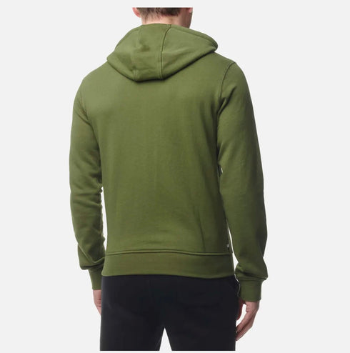 Aquascutum Active Big Logo Hoodie Fw23 Sw002 06 Green Hoodie Mens