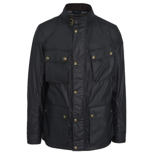 Belstaff Fieldmaster Black Waxed Jacket - Style Centre Wholesale