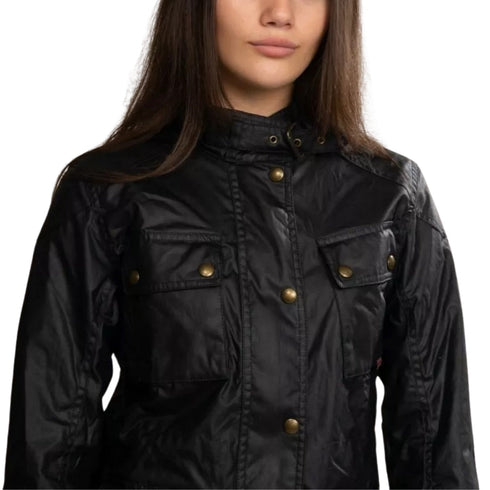 Belstaff Fieldmaster Black Waxed Jacket - Style Centre Wholesale