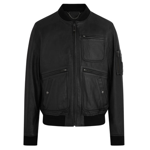 Belstaff Finsbury Black Leather Jacket Finsbury Jacket Black