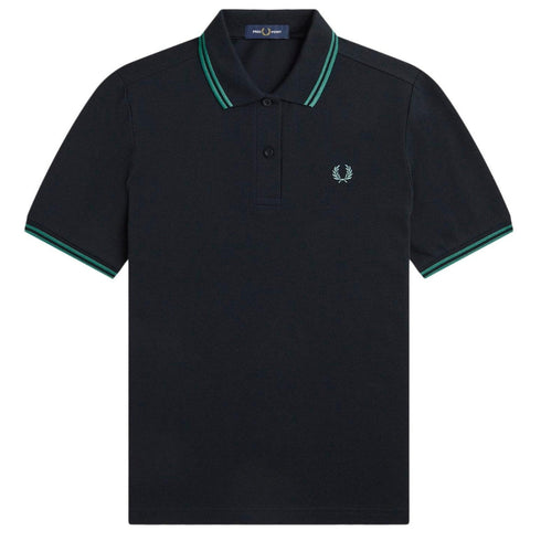 Fred Perry G3600 756 Black Polo Shirt Womens XS