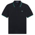 Fred Perry G3600 756 Black Polo Shirt Womens XS