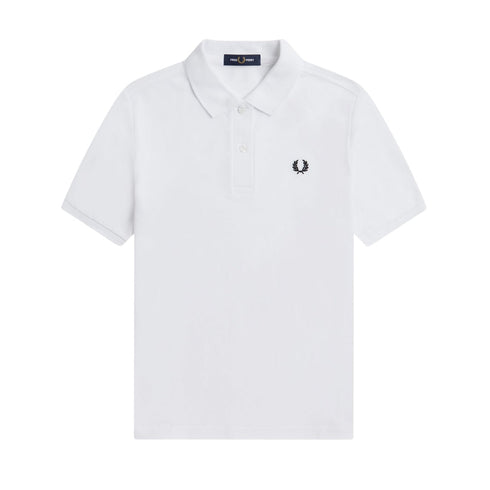 Fred Perry G6000 200 White Polo Shirt Womens XS