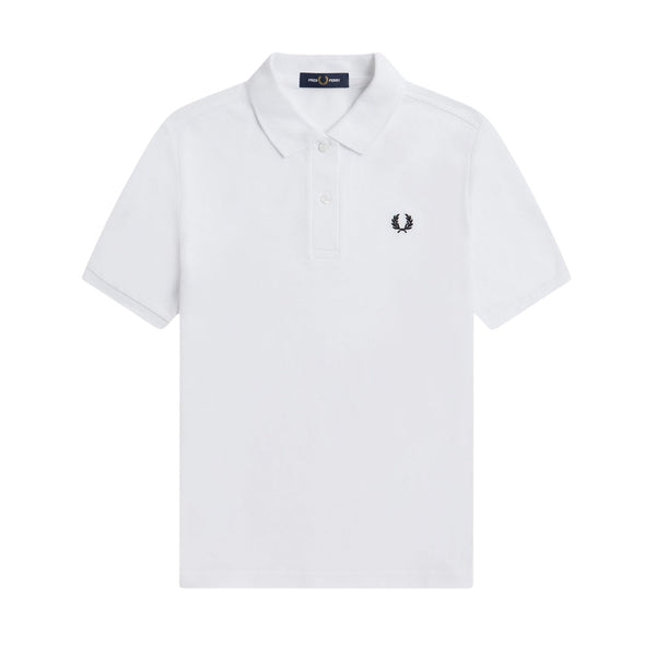 Fred Perry G6000 200 White Polo Shirt Womens XS