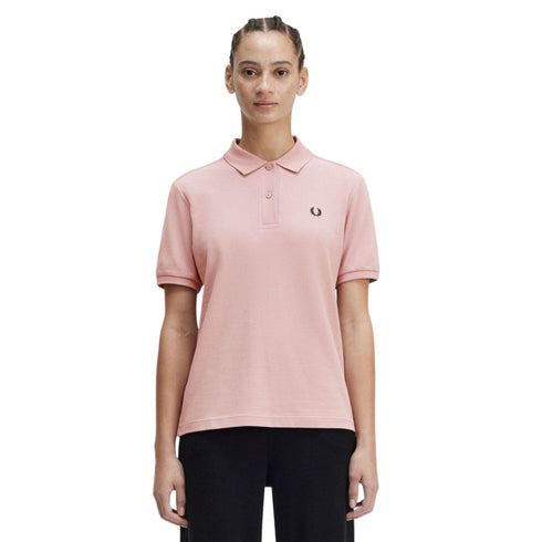 Fred Perry G6000 S51 Dusty Rose Pink Polo Shirt Womens XS