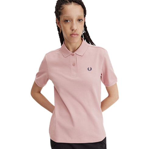 Fred Perry G6000 U81 Dusty Rose Pink Polo Shirt Womens M