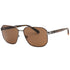 Guess Brown Lens Matte Gunmetal Sunglasses One Size