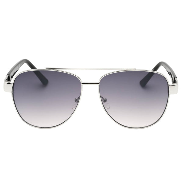 Guess Gradient Smoke Lens Silver Framed Sunglasses GF5094 10B