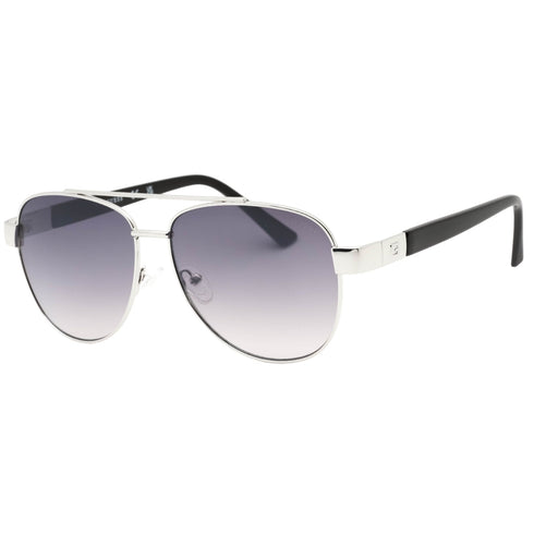 Guess Gradient Smoke Lens Silver Framed Sunglasses GF5094 10B