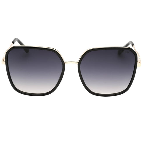 Guess Gradient Smoke Lens Shiny Black Sunglasses GF6153 01B