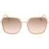 Guess Gradient Brown Lens Rose Gold Sunglasses One Size