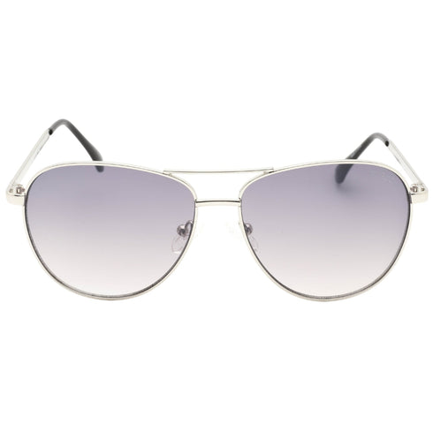 Guess Gradient Smoke Lens Silver Sunglasses GF6157 10B